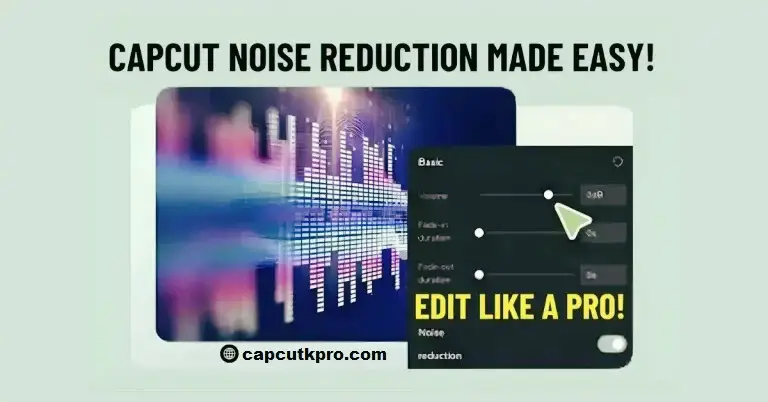 Enable Noise Reduction on CapCut